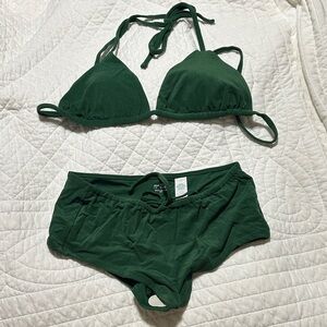Aerie NWT Green Bikini Set